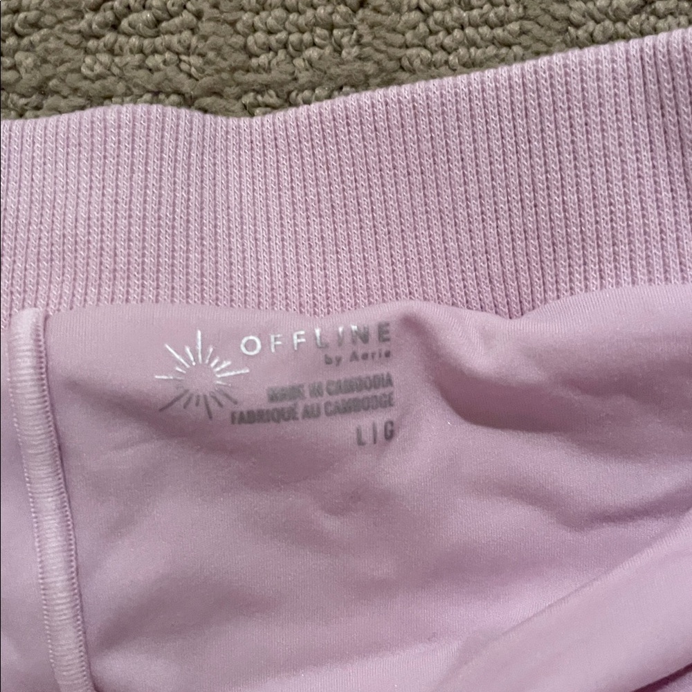 Aerie Light Pink Bubble Skort - Picture 2 of 3